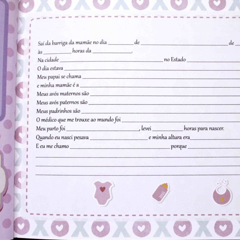 Livro registro bebe Clearance