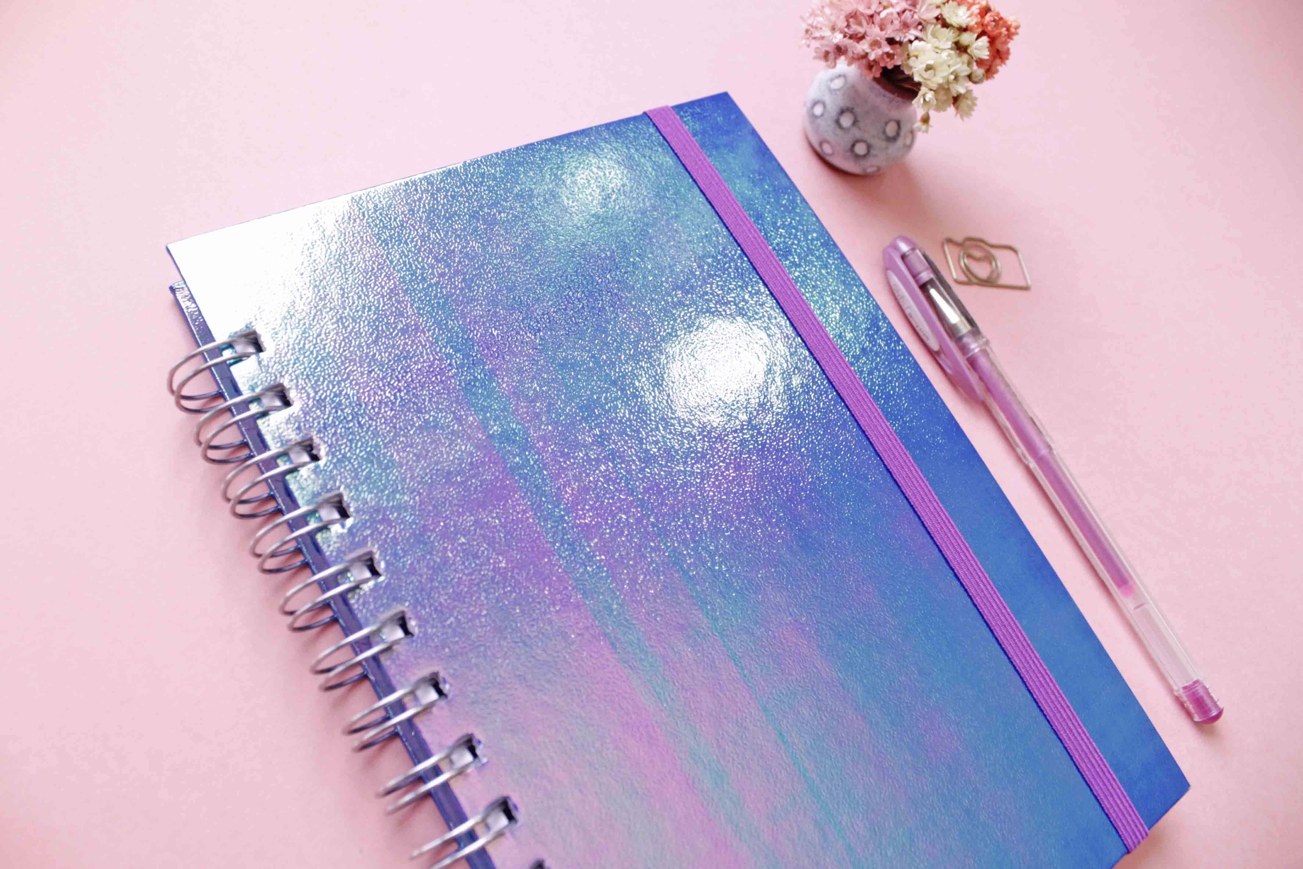 Caderno Holográfico Pontilhado | Loja Donna Rita