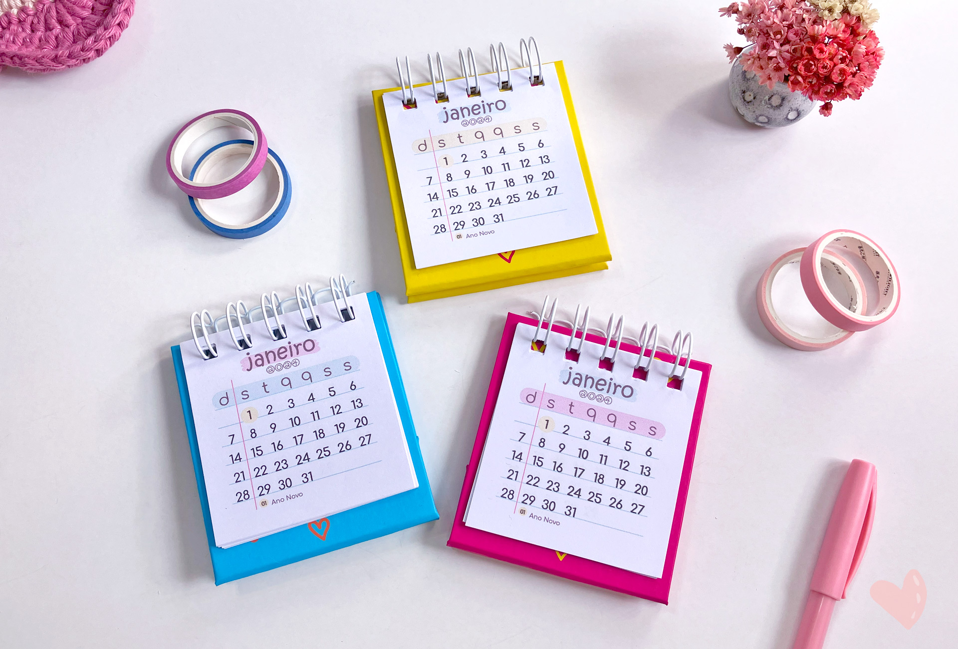 Calendários | Loja Donna Rita